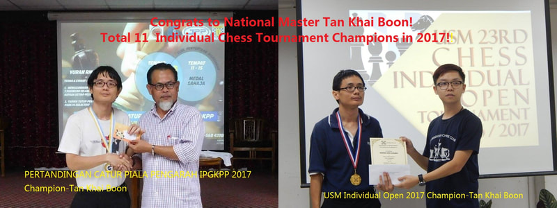 Tan Khai Boon 11 Champions in 2017