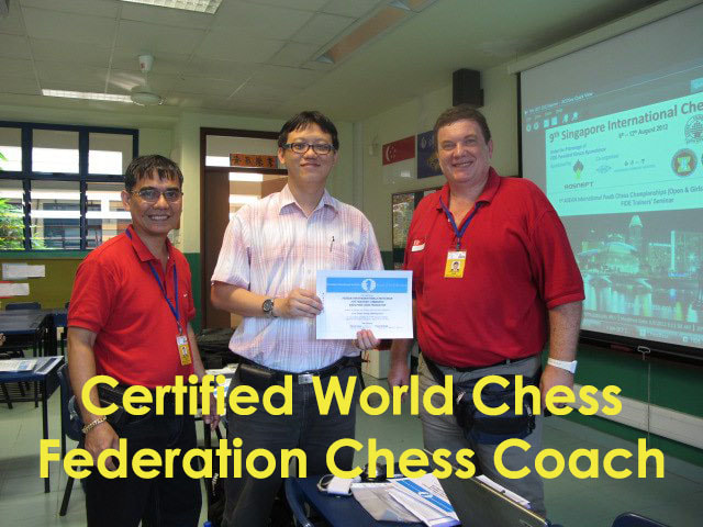 Certified World Chess Federation Chess Coach Loo Swee Leong