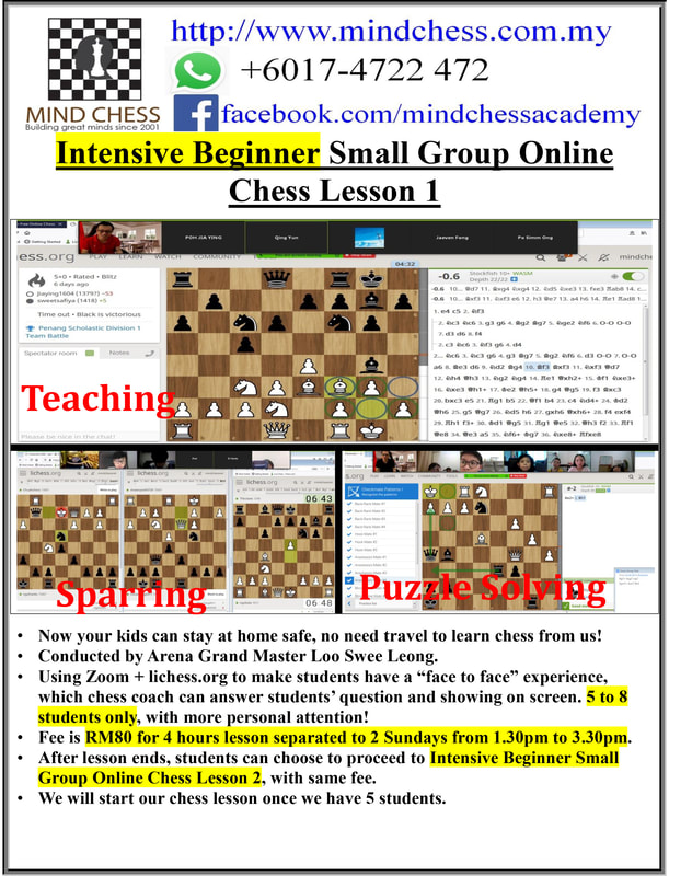 Beginner Small Group Online Chess Lessons In MalaysiaPicture
