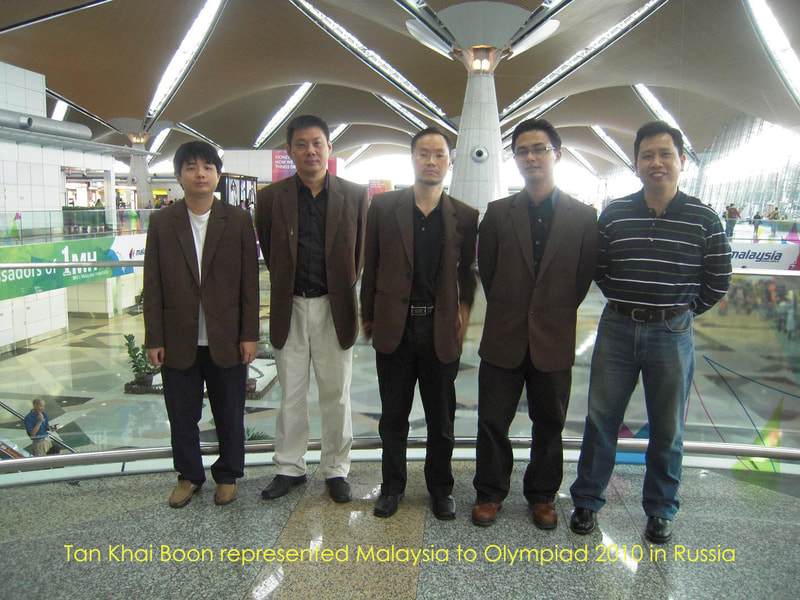 Tan Khai Boon represent Malaysia to Olympiad 2010 in Russia